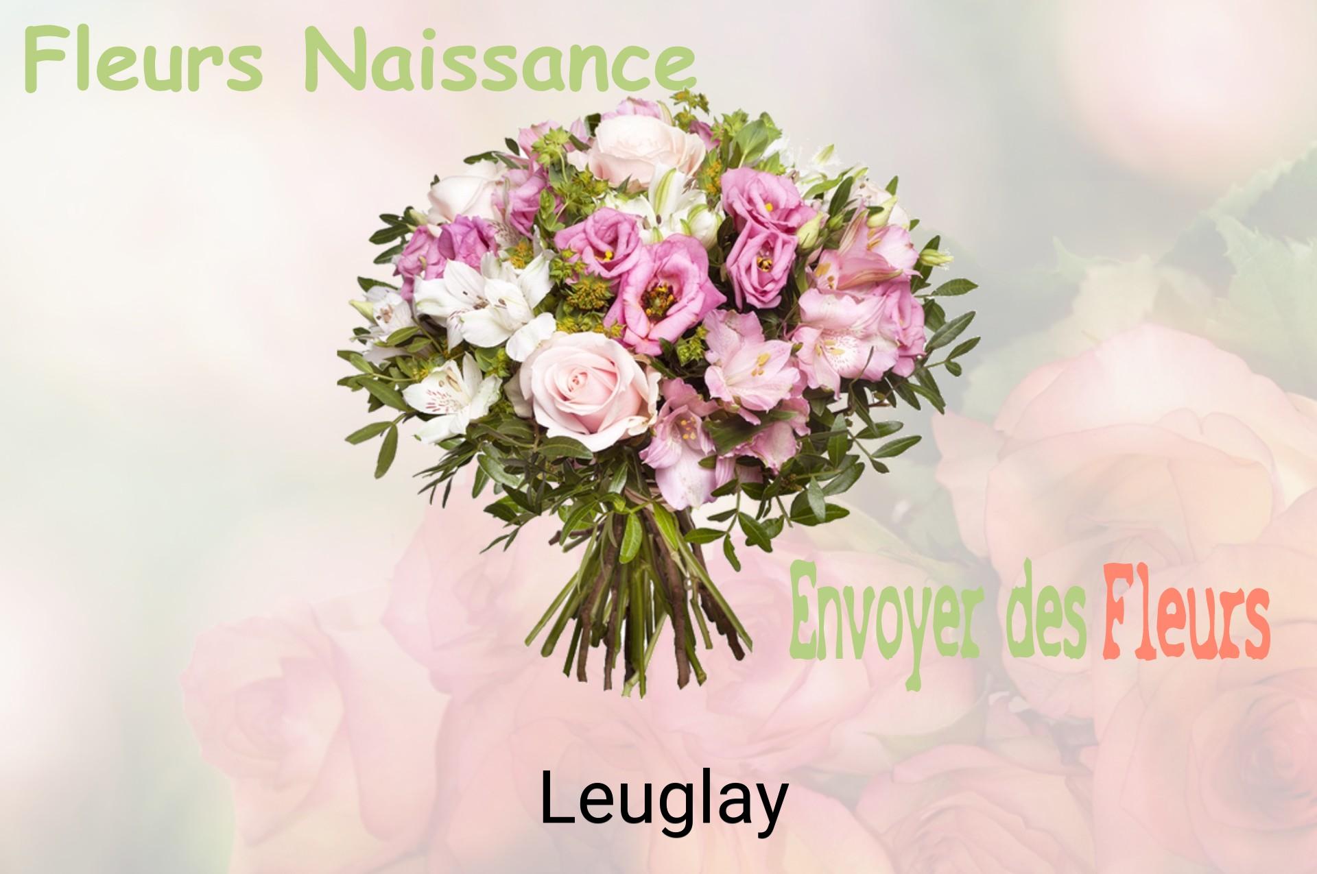 Bouquet de fleurs de naissance livré à Leuglay
